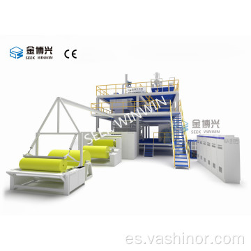 Máquina automática para fabricar telas no tejidas Spunbond